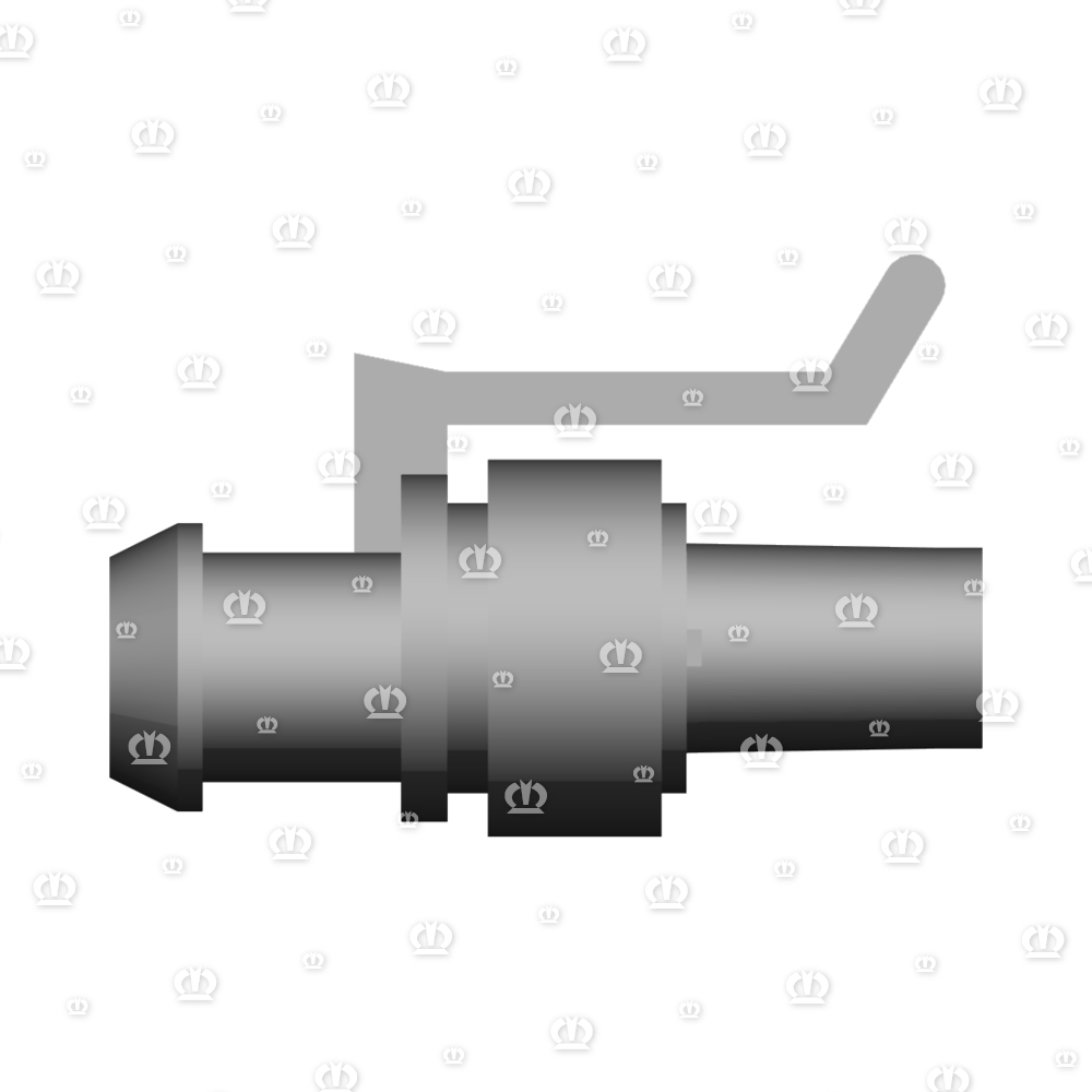 Stecker 3-p Bu schwarz