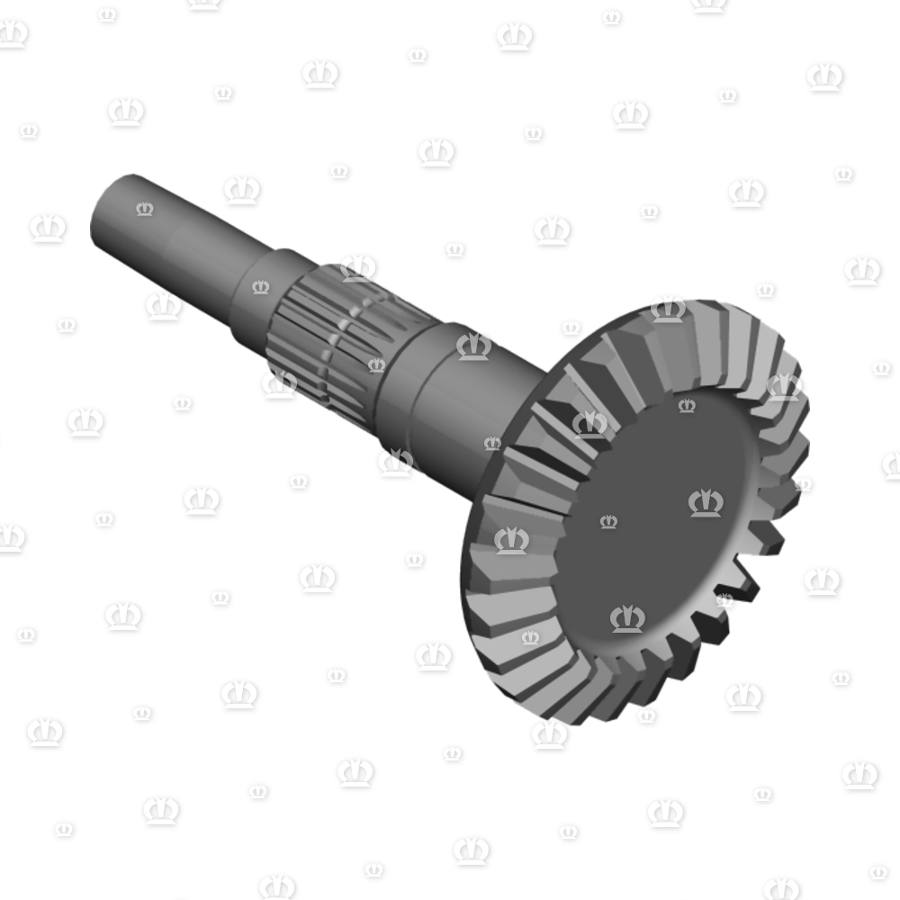Kegelradwelle Halter m=6 z=26 90°