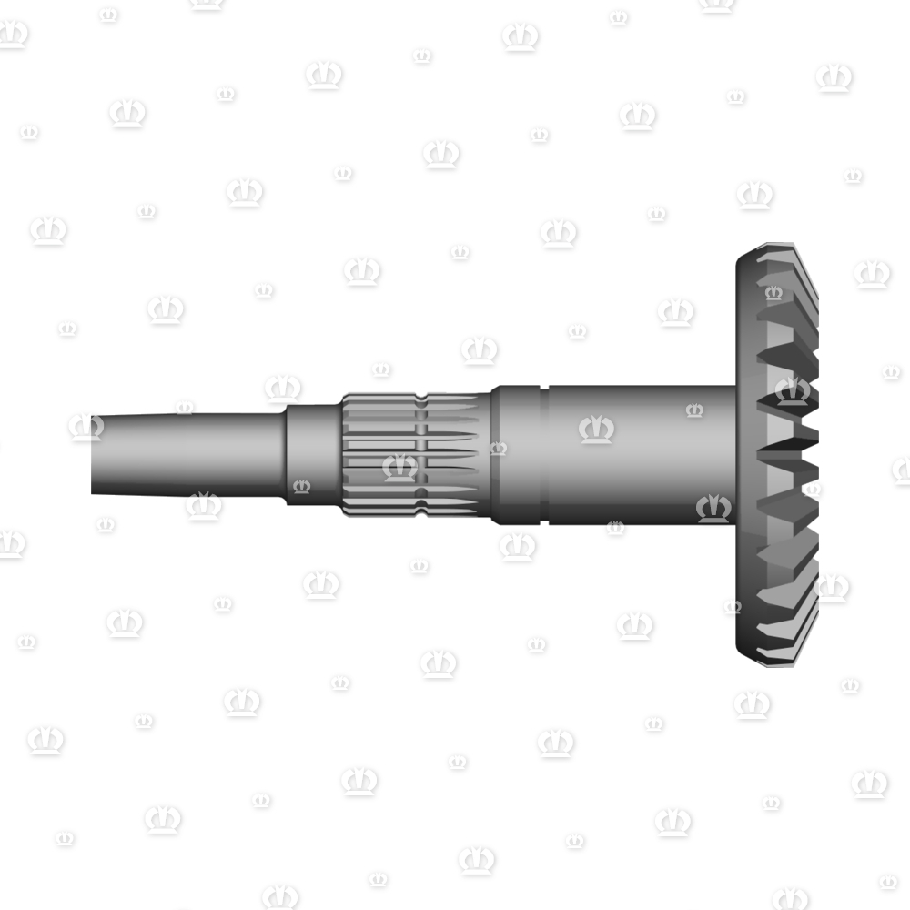Kegelradwelle Halter m=6 z=26 90°
