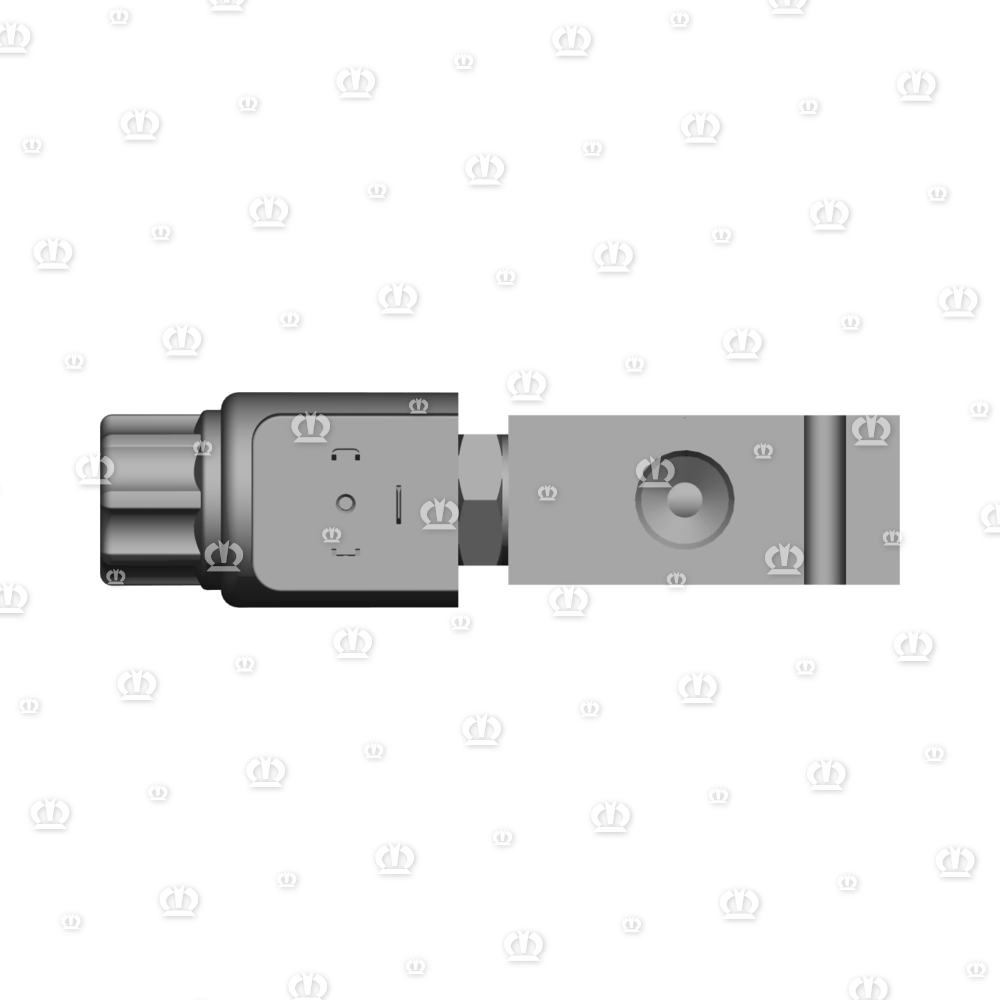 Wegeventil m.Geh. 3/2-Schieber, 12V S/W