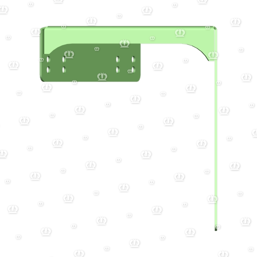 Warntafelhalter links