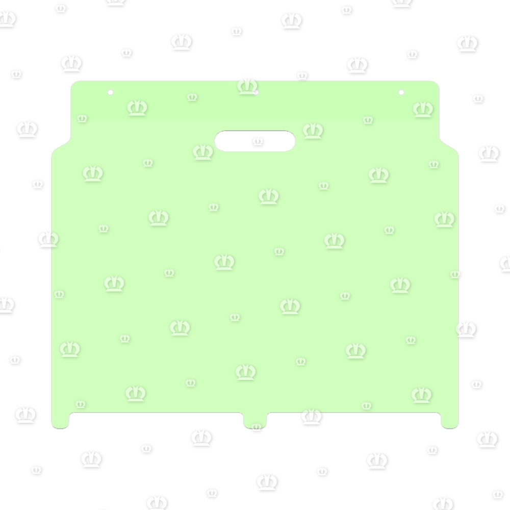 Trichterblech hinten