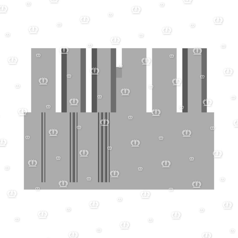 Stecker 12-p Bu transp.