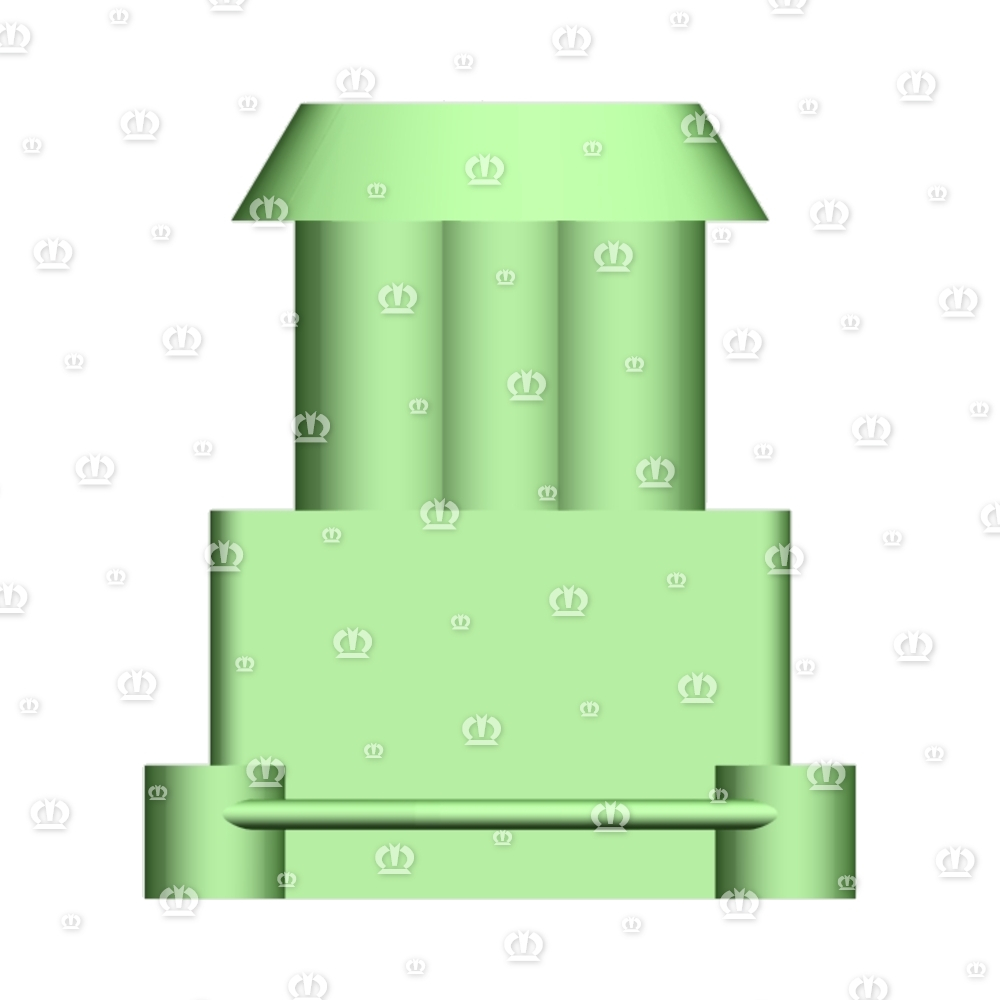 Stecker 3-p Bu schwarz