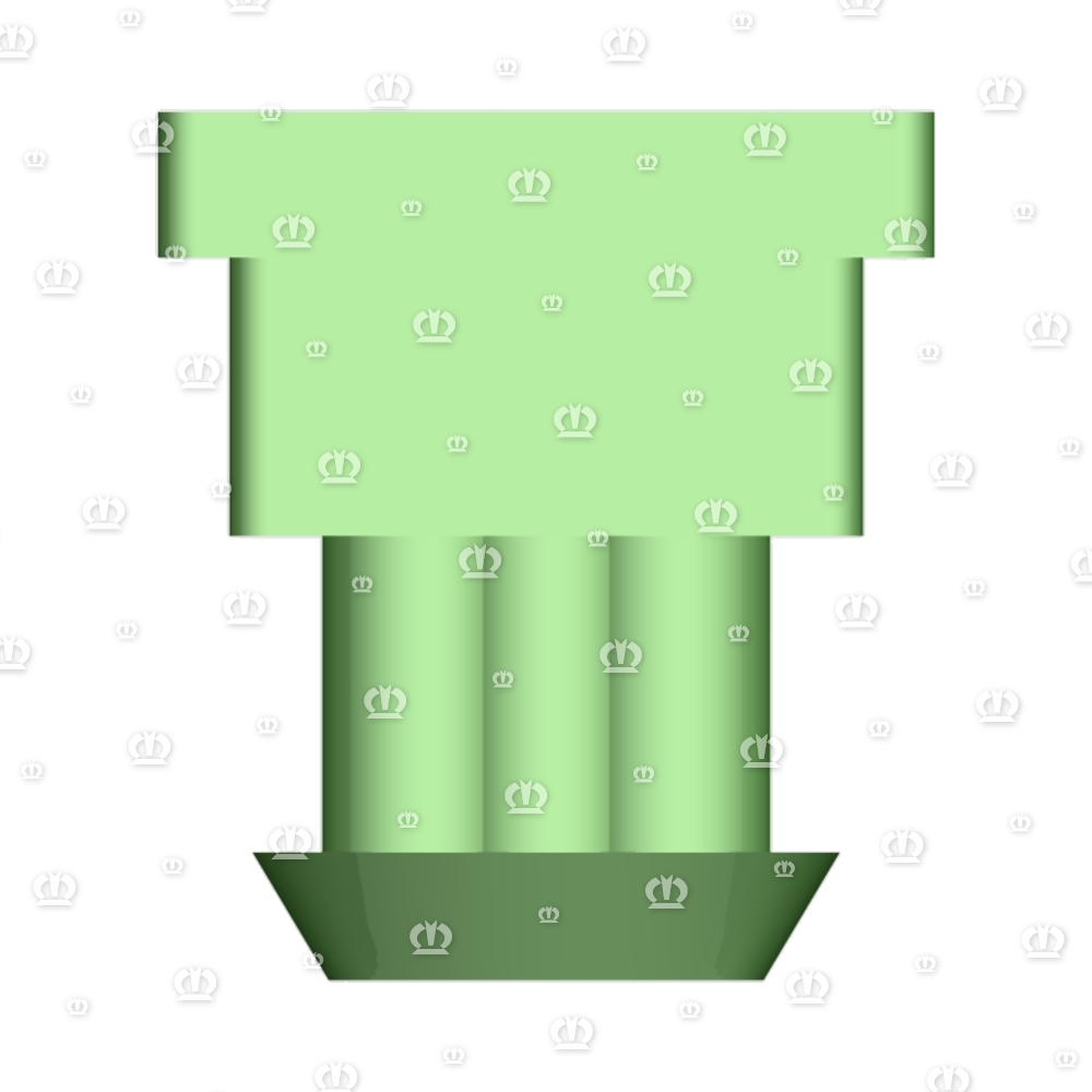 Stecker 3-p Bu schwarz