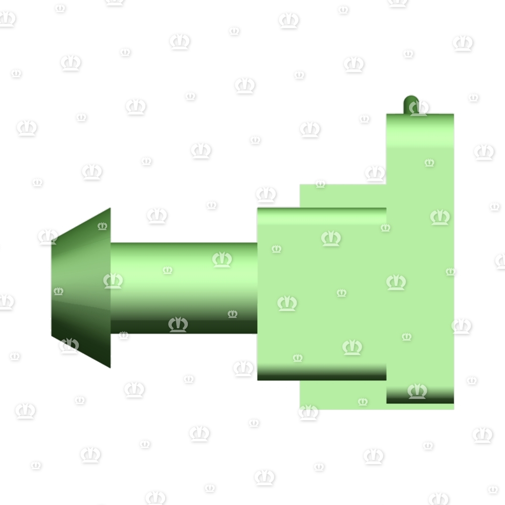 Stecker 3-p Bu schwarz