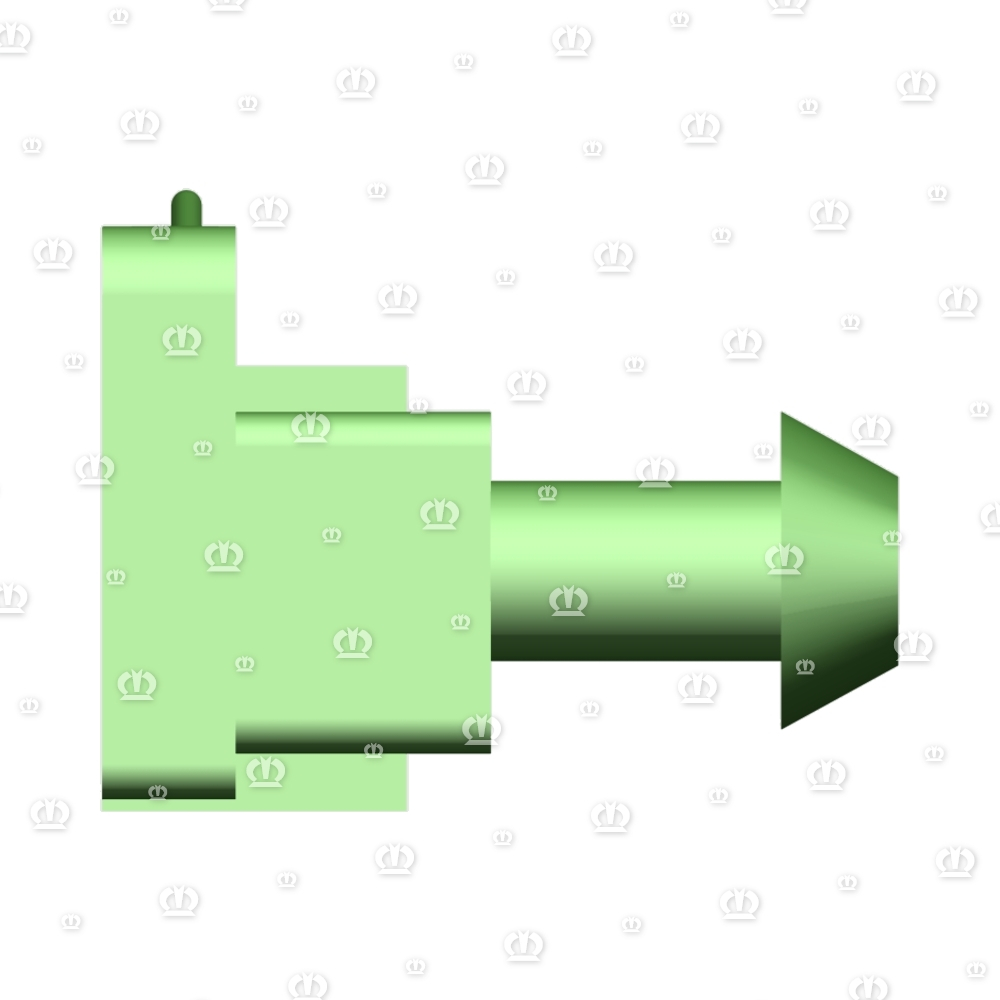 Stecker 3-p Bu schwarz