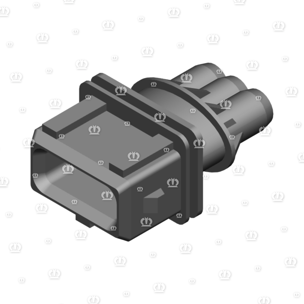 Stecker 3-p St schwarz
