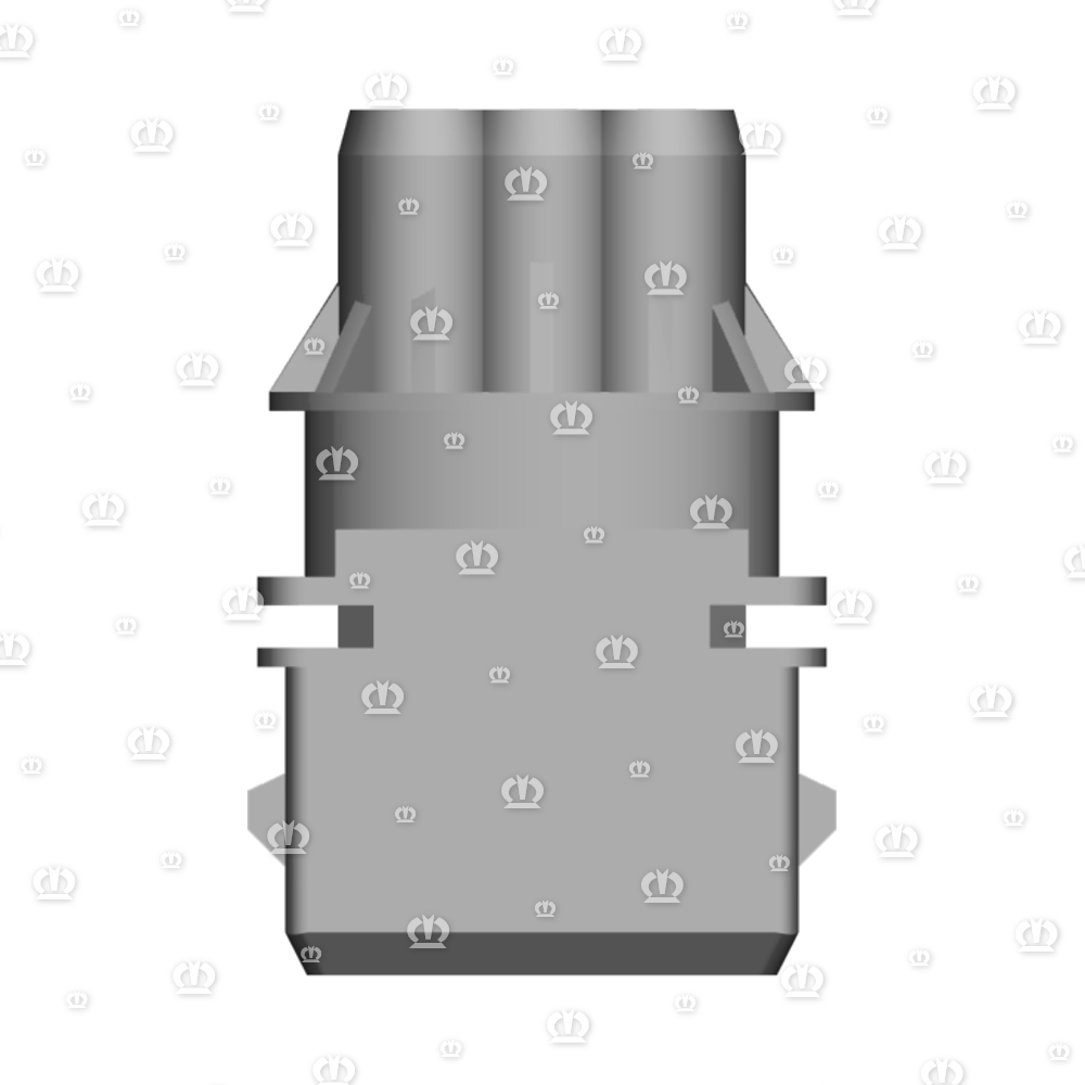 Stecker 3-p St schwarz