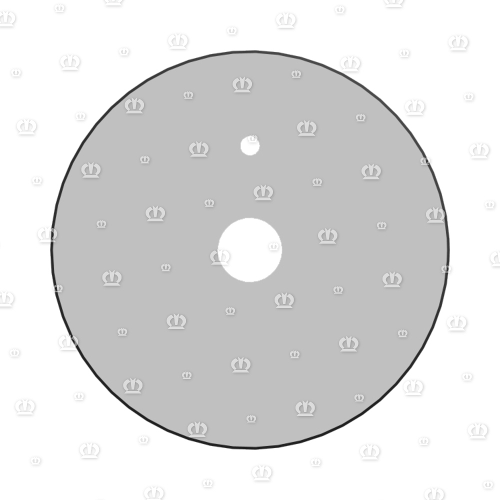 Scheibe mit Kegelsenkung 13 x 81 x 5 Zn8