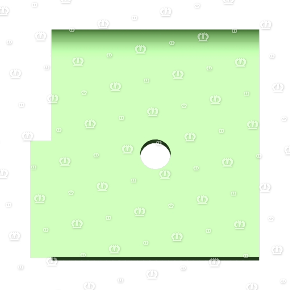 Distanzblech Gummipuffer