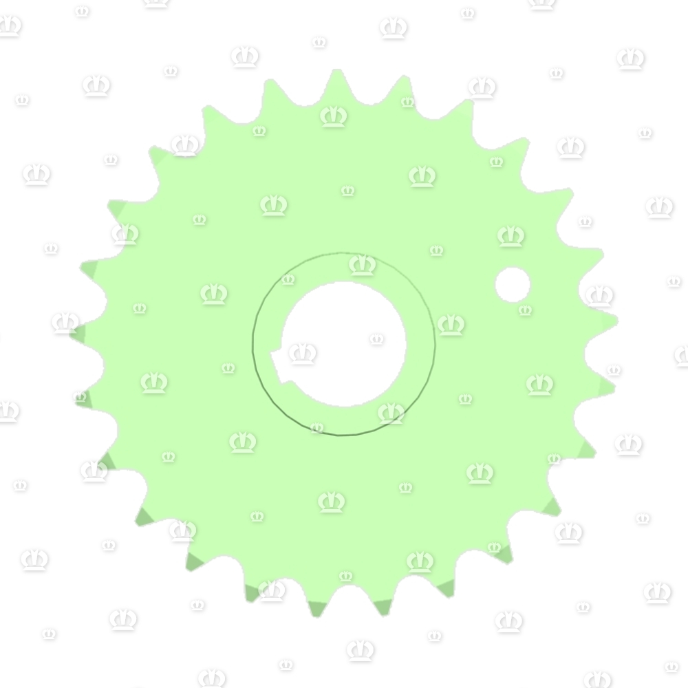 Kettenrad 1" Z=25 72mm