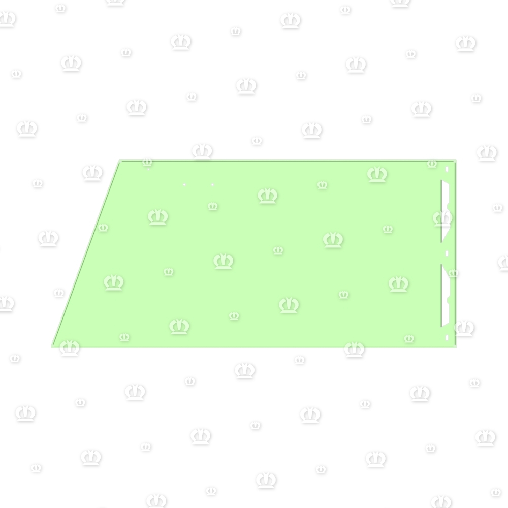 Seitenblech Aufbau oben, rechts