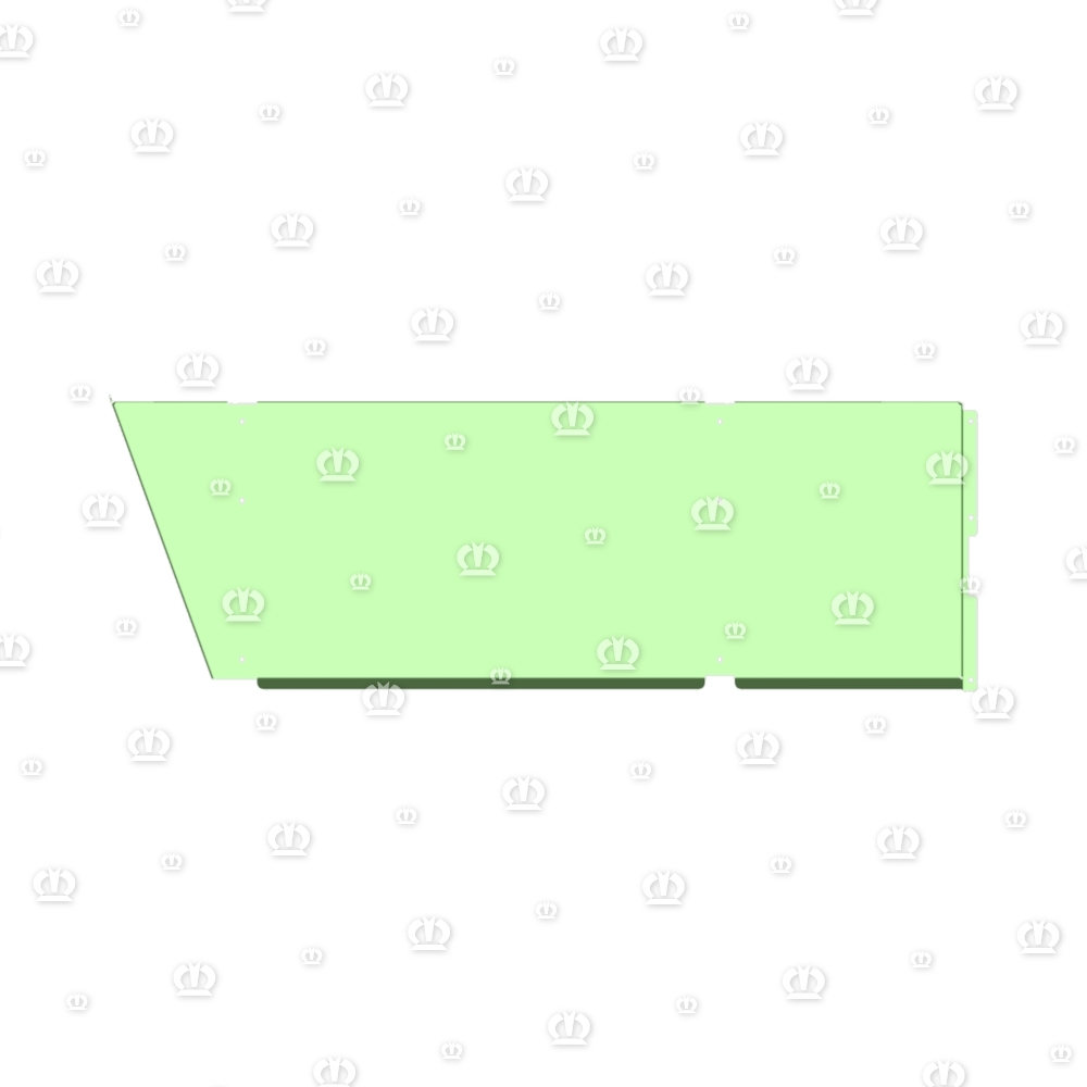 Blech Beschriftung Seitenwand, links