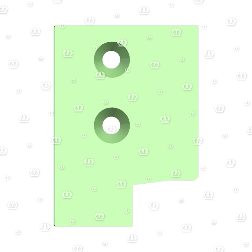 Abstreifer links