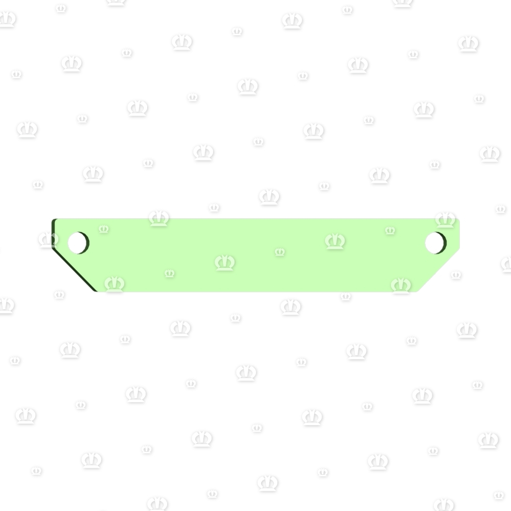 Distanzplatte links