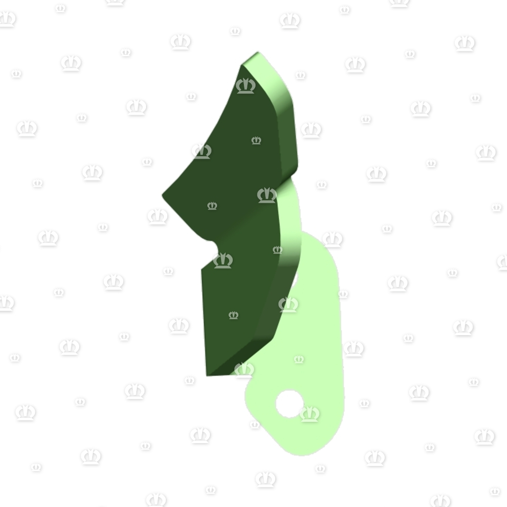 Abstreifer links, oben, hinten