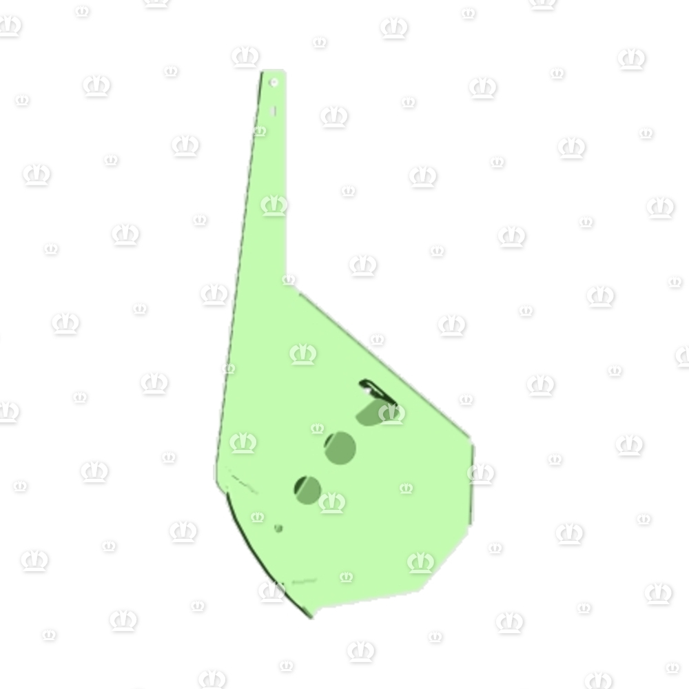 Abstreiferplatte links