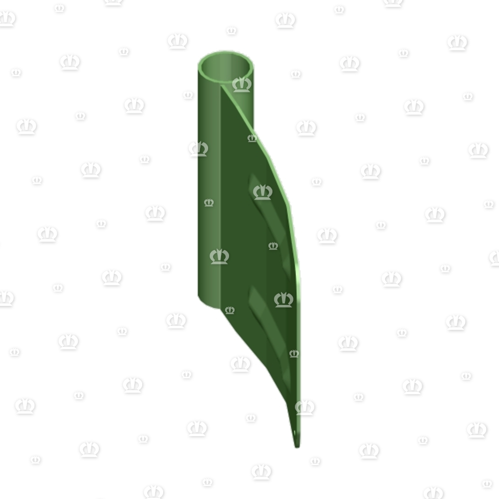 Rohr mit Übergangsblech