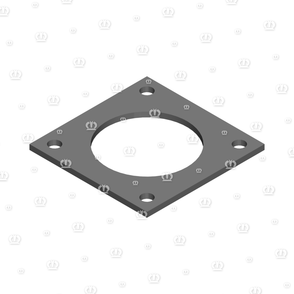 GUMMIPLATTE 140X140