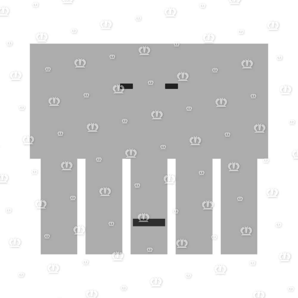 Stecker 10-p Bu transp.