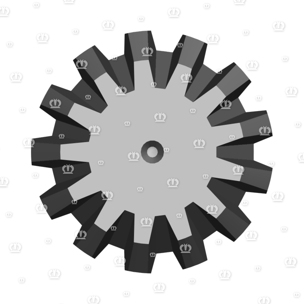 Kegelritzelwelle M=6,500 Z=13