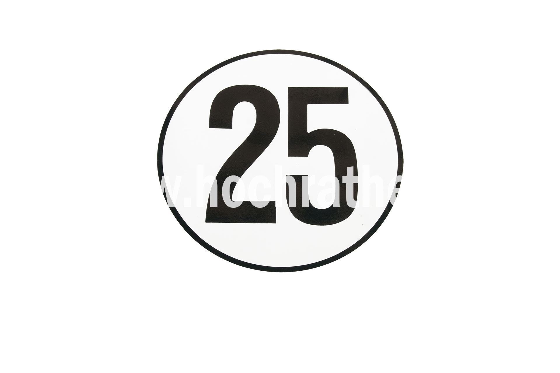 AUFKLEBER 25 KM