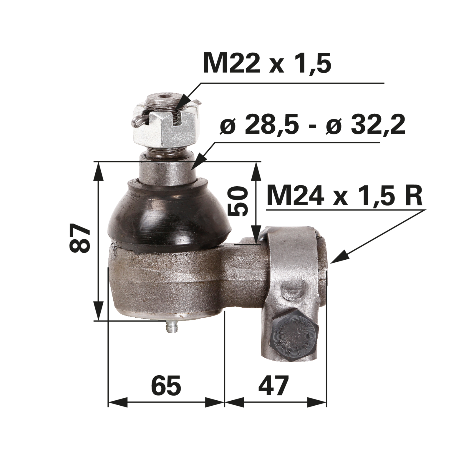 Kugelgelenk anstelle von Case IH 292562A1