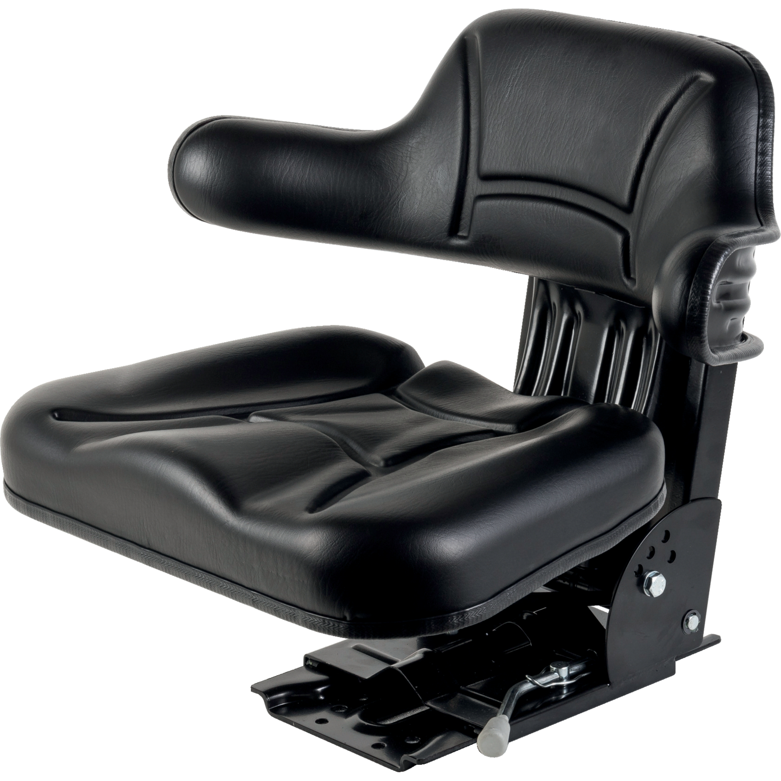 Sitz mechanische Federung, Vario, Kunstleder Schwarz
