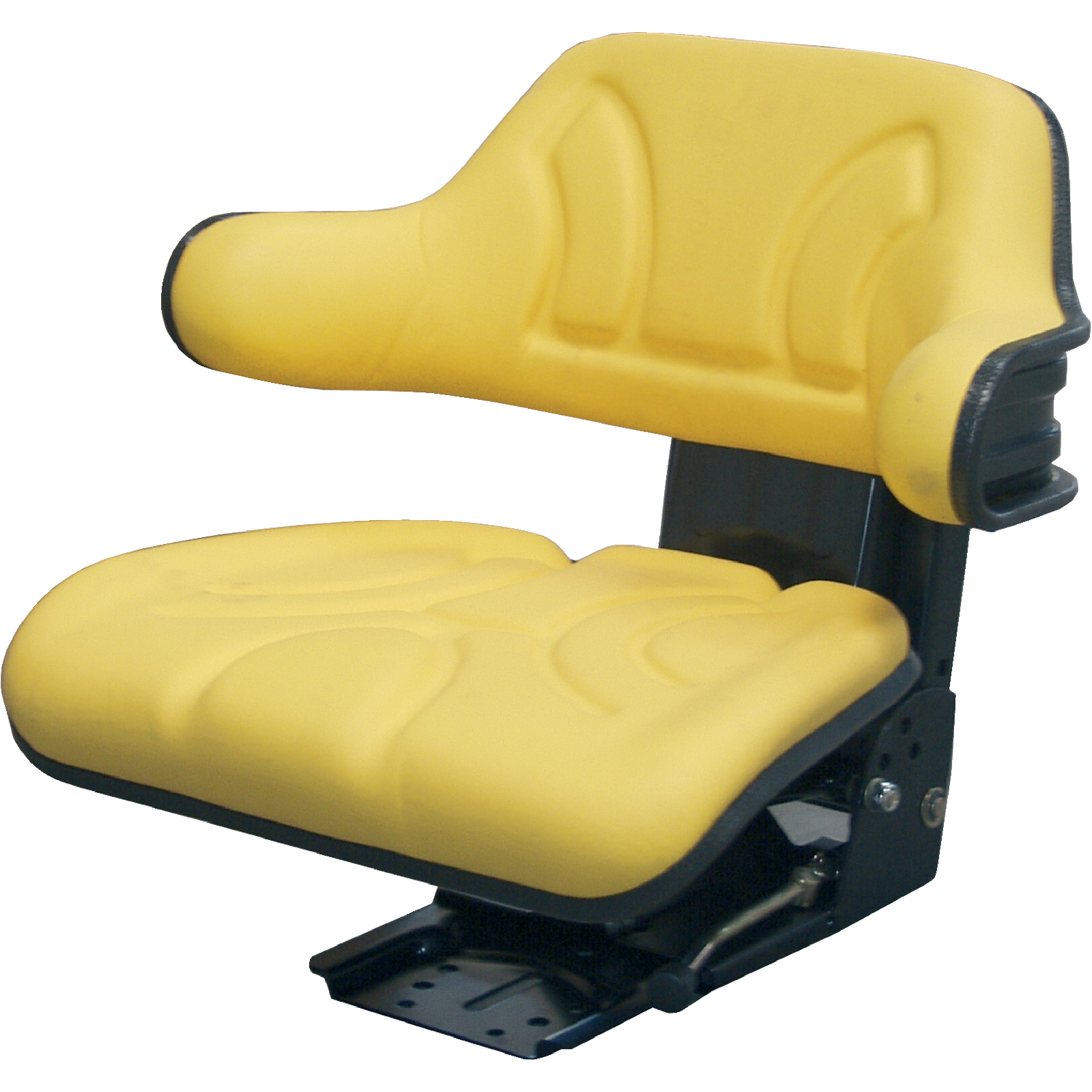Sitz mechanische Federung, Vario, Kunstleder Gelb