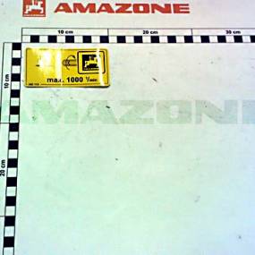 Folie Max. 1000 1/Min Amazone MD119