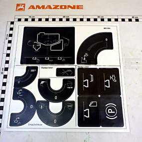 Foliensatz Bedienarmatur Ux 01 Cp Plus Amazone ME1264