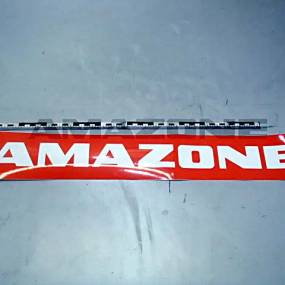 Folie Amazone-Schriftzug Weiss Flaeche Orange (Mf1053) Amazone