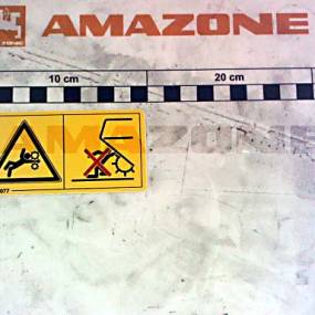 Folie Einzugsgefahr Durch Drehende Teile Warnbildzeichen Amazone MD077