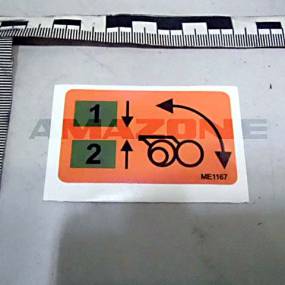 Folie Anschluss Schare Anheben (Grün) Amazone ME1167