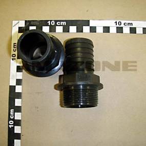 Schlauchanschluss Gerade D=40 Mm Ag=1 1/2 Zoll (Ge056) Amazone
