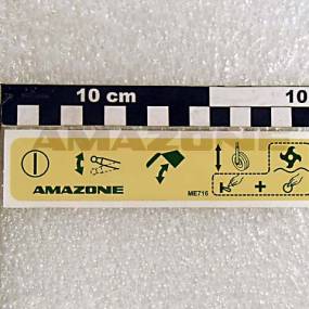 Folie Schaltdeckel Steuerungsk (Me716) Amazone ME716