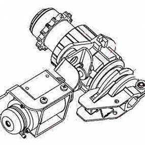 Antriebseinheit Abschaltung (rechts) Amazone 221671