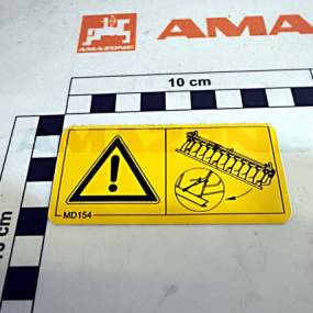 Folie Transportsicherung Exaktstriegel Amazone MD154