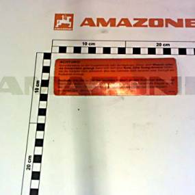 Folie Achtung Normalerweise Is (Me638) Amazone ME638