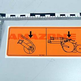 Folie Schardruck Edx 6000-T 6000-2 Amazone ME868