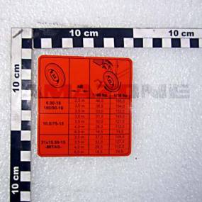 Folie Abdrehzahl D9 Amazone ME892