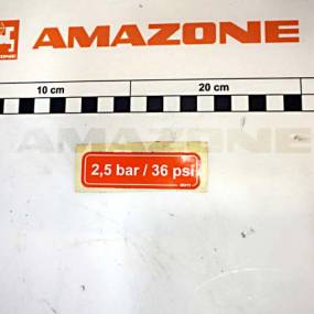 Folie 2,5 Bar / 36 Psi Amazone ME976
