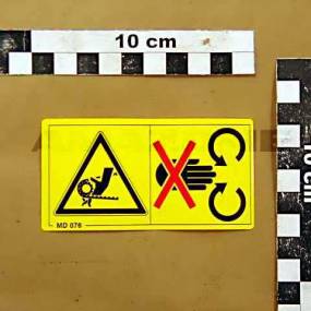 Folie Einzugsgefahr (Md076) Amazone