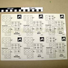 Folie Mfg D9/Ad03/Ad-P/Avant 3-Teilig A / B / C Amazone ME523
