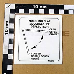 Folie Mulchklappe (Me615) Amazone ME615