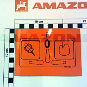 Folie Saugen / Einspülen Amazone ME583