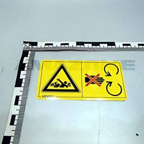 Folie Einzugsgefahr Durch Antriebswelle Warnbildzeichen (Md093) Amazone