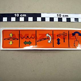 Folie Hydr. Schlauchanschluss Ux (Me619) Amazone