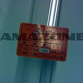 Folie Drehzahltabelle Ke-Special (Me565) Amazone